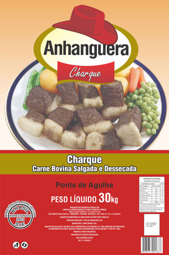 Charque Ponta de Agulha  30kg - Anhanguera Alimentos